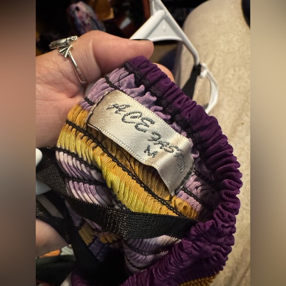 Purple Striped Summer Sundress - Picture 2 of 3